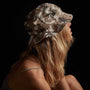 Camo Palm Print Bucket Hat in Desert | James Perse Los Angeles