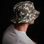 Camo Palm Print Bucket Hat - Jungle | James Perse Los Angeles