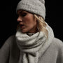 Alpaca Merino Knit Scarf in Mist | James Perse Los Angeles