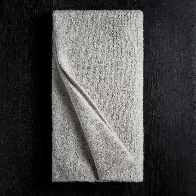 Alpaca Merino Knit Scarf in Mist | James Perse Los Angeles