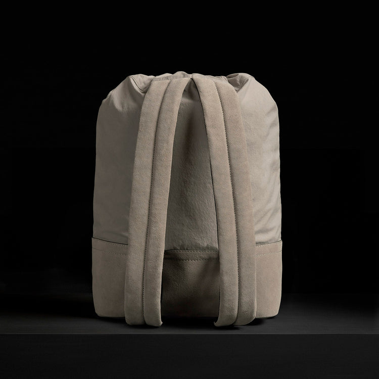 LA Drawstring Bucket Backpack in Sand | James Perse Los Angeles