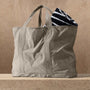 Large Matte Nylon Tote in New Sand | James Perse Los Angeles