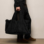 Suede Montecito Weekend Bag In Black | James Perse Los Angeles / Mens