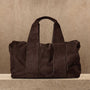 Suede Montecito Weekend Bag in Cafe | James Perse Los Angeles
