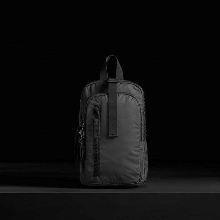 Mini Zip Back Pack in Black | James Perse Los Angeles