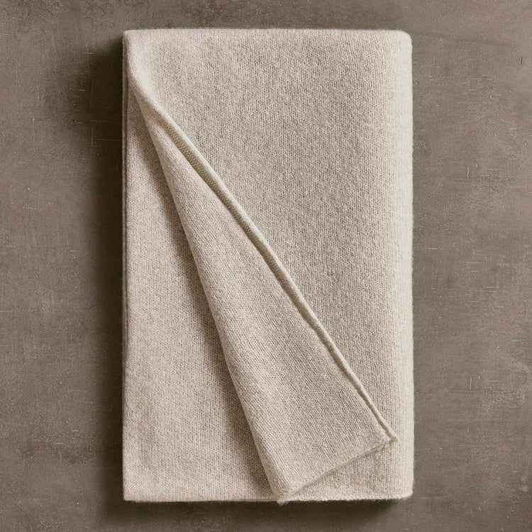 Lightweight Textured Cashmere Scarf in Mist | James Perse Los Angeles