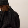 Lightweight Cashmere Cableknit Scarf in True Black | James Perse Los Angeles / Womens
