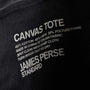 Small Canvas Tote In Asphalt | James Perse Los Angeles