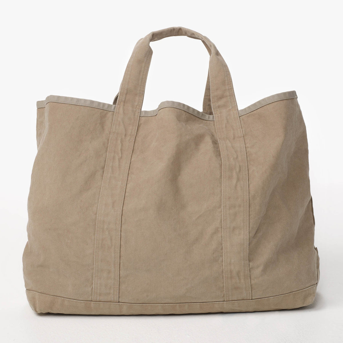 Large Canvas Tote In Khaki | James Perse Los Angeles