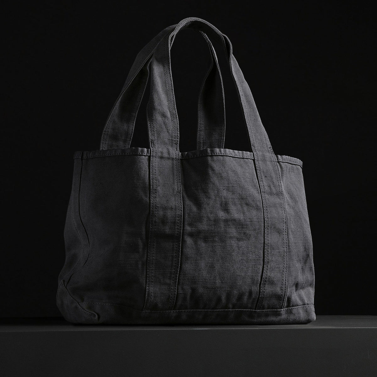 Classic Mini Canvas Tote in Black | James Perse Los Angeles