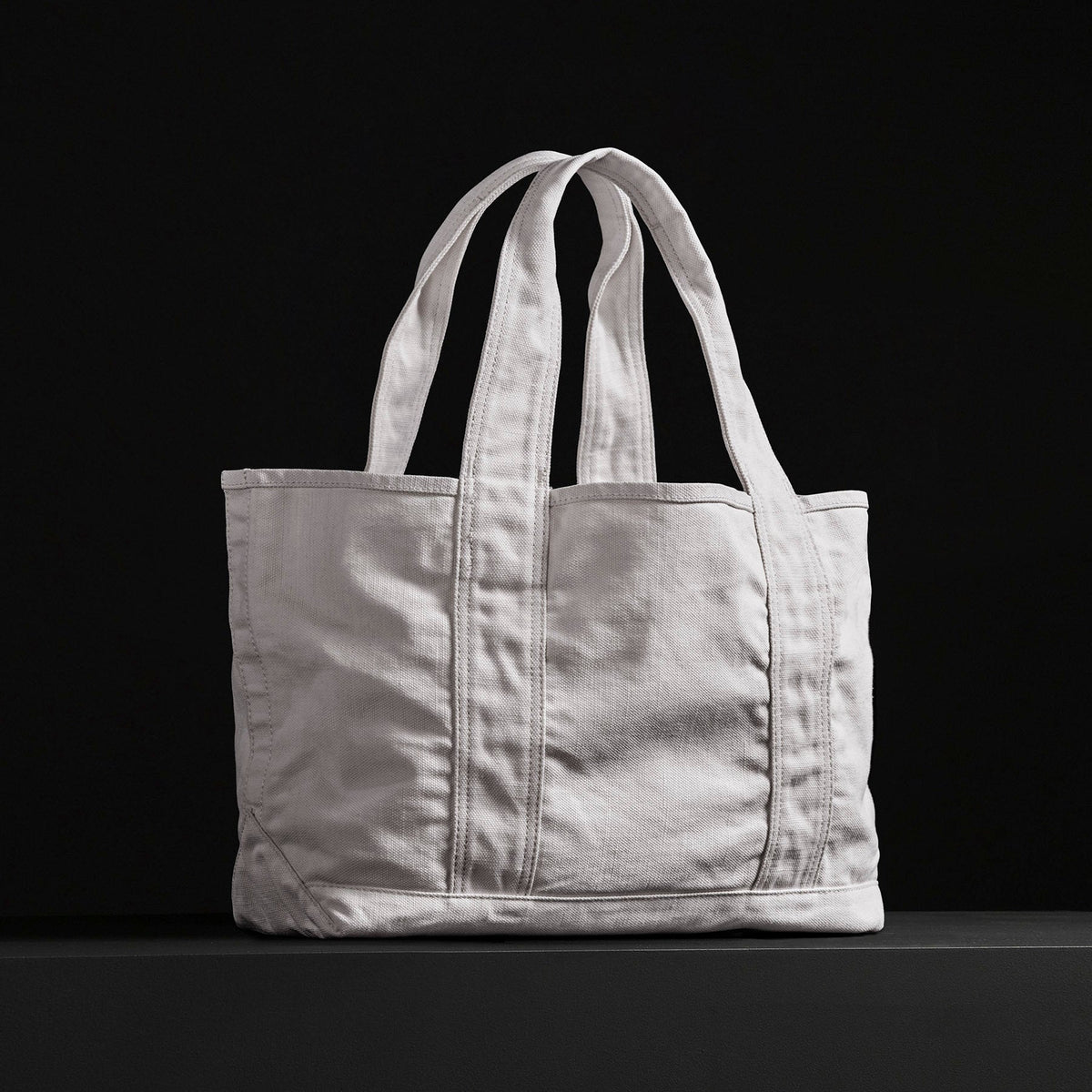 Classic Mini Canvas Tote in White | James Perse Los Angeles