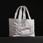Classic Mini Canvas Tote in White | James Perse Los Angeles