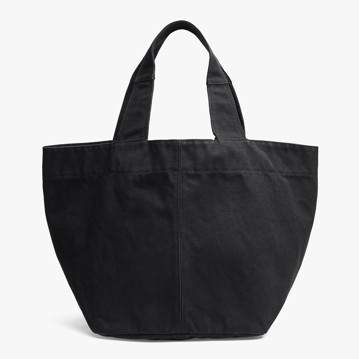 Loma Small Slouchy Canvas Tote In Charcoal | James Perse Los Angeles