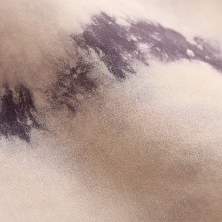 Printed Washed Silk Scarf - Pink Tie Dye