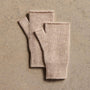Recycled Cashmere Fingerless Gloves in Stone | James Perse Los Angeles
