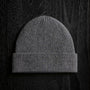 Solid Cashmere Beanie in Grey Felt | James Perse Los Angeles