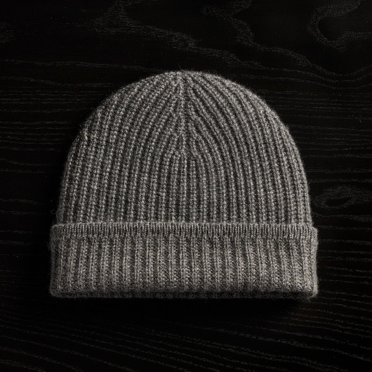 Thermal Cashmere Beanie - Grey Felt | James Perse Los Angeles