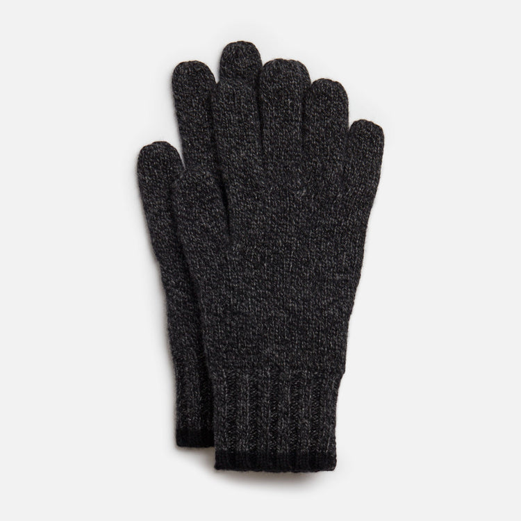 Recycled Cashmere Tippd Gloves - Charcoal | James Perse Los Angeles