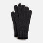 Recycled Cashmere Tippd Gloves - Charcoal | James Perse Los Angeles