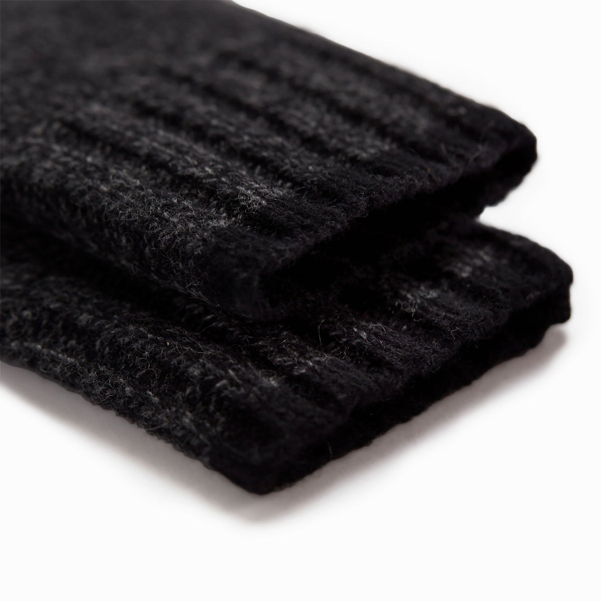 Recycled Cashmere Tippd Gloves - Charcoal | James Perse Los Angeles