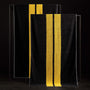 double stripe beach towel black crocus atd0181 | James Perse Los Angeles 