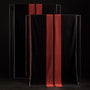 double stripe beach towel black sunstone atd0181 | James Perse Los Angeles 