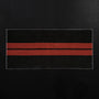 double stripe beach towel black sunstone atd0181 | James Perse Los Angeles 