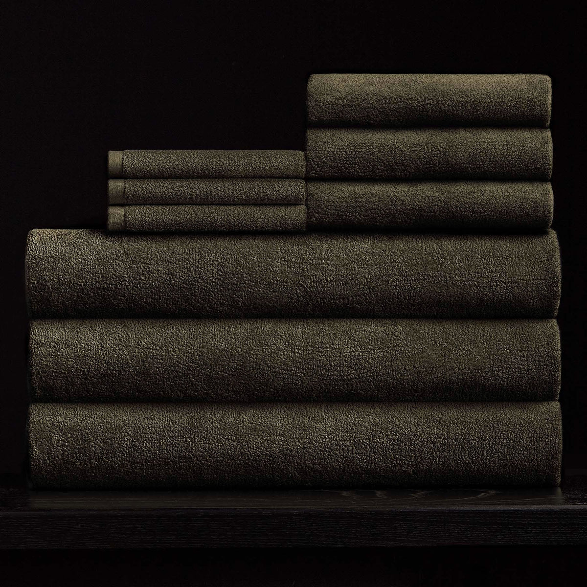 Hand Towel in Dark Palm | James Perse Los Angeles