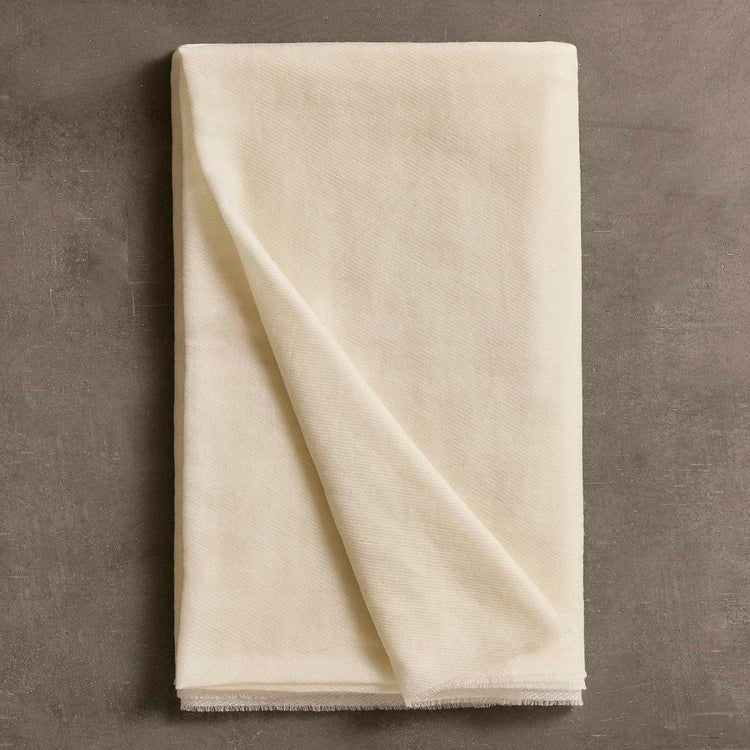 Sarti Wool Cashmere Scarf in Ivory | James Perse Los Angeles