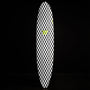 Y/OSEMITE Checker Longboard 7'10" in Black/White | James Perse Los Angeles