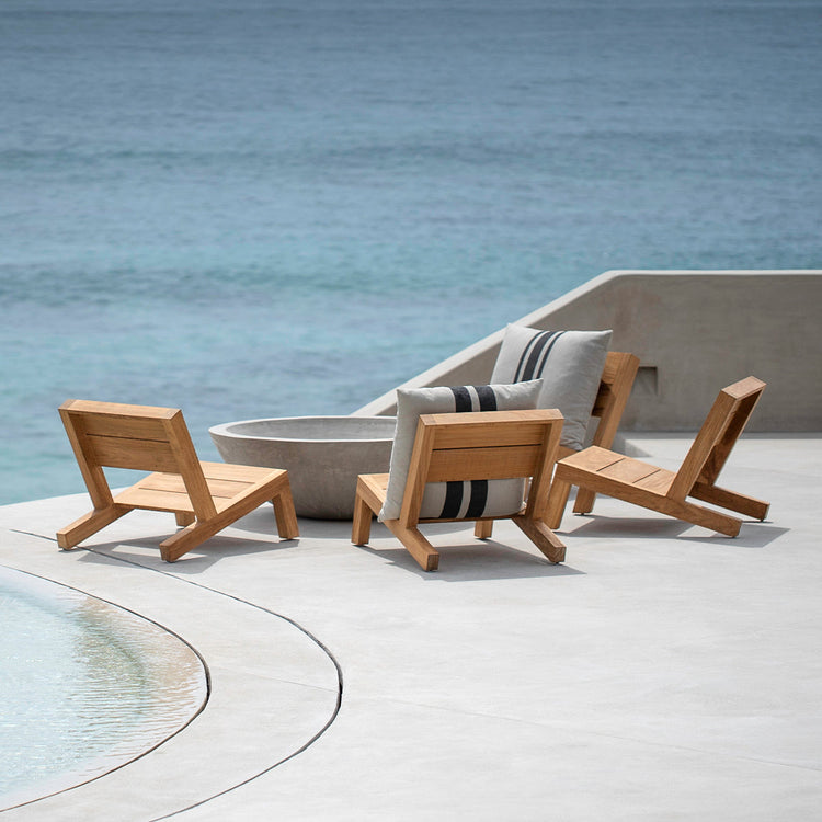 Cabo Chair in Teak | James Perse Los Angeles
