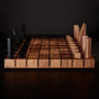 Teak Chess Board Set in Teak | James Perse Los Angeles