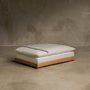 Teak Dog Bed in Teak | James Perse Los Angeles