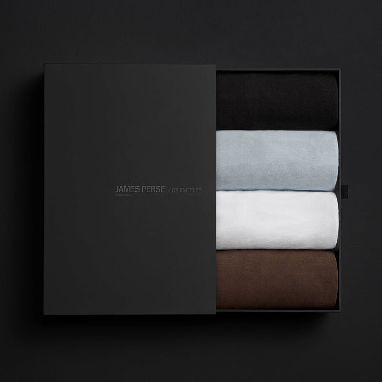 Women's Classic Tee Shirt Gift Set In Black/White/Memory Pigment/Porcupine| James Perse Los Angeles