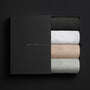 Women's Classic Tee Shirt Gift Set in Carbon Pigment/White/Melon Pigment/Celery Pigment | James Perse Los Angeles