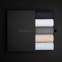 Men's Classic Tee Shirt Gift Set in Deep/White/Cavalry Pigment/Latte Pigment/Memory Pigment | James Perse Los Angeles
