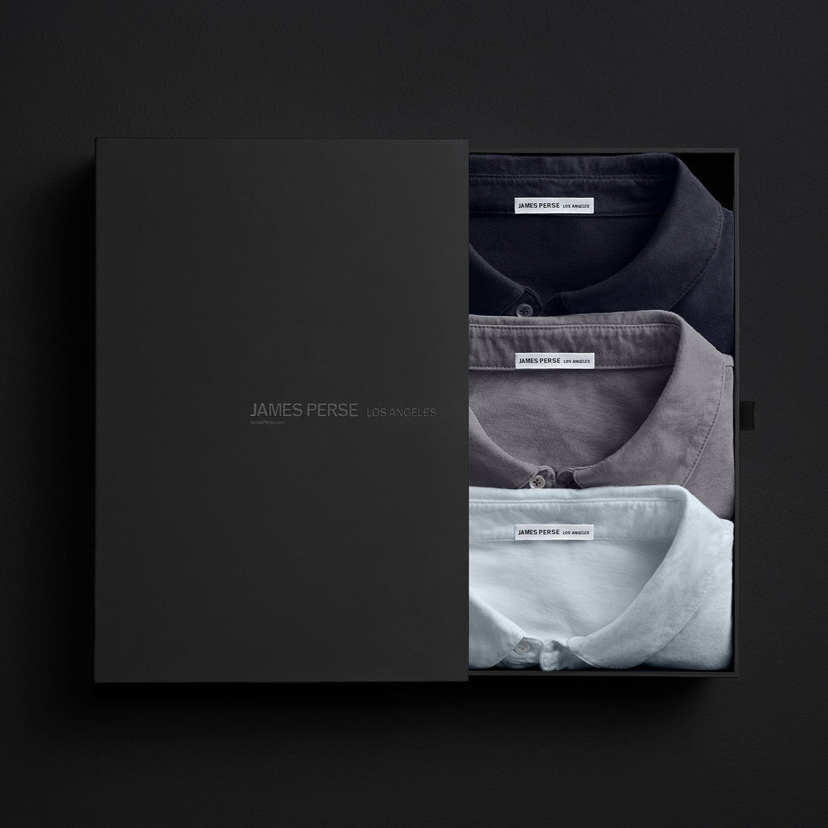 Men's Classic Polo Gift Set in Deep/Cavalry Pigment/Memory Pigment | James Perse Los Angeles