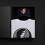Men's Grateful Dead Short Sleeve Tee & Trucker Hat Set in White/Navy | James Perse Los Angeles