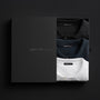 Men's Luxe Lotus Jersey Polo Gift Set in Black/White/French Navy | James Perse Los Angeles