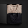 Men's Cashmere V Neck Sweater Gift Set In Black/Stone | James Perse Los Angeles