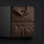 Men's Cozy Fleece Zip Hoodie & Cozy Sweat Pant With Piping Gift Set In Porcupine | James Perse Los Angeles
