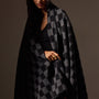 Checkerboard Cashmere Blanket  in Black/Grey | James Perse Los Angeles