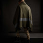 Boucle Cashmere Wool Surplus Blanket - Marsh/Charcoal | James Perse Los Angeles