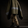 Boucle Cashmere Wool Surplus Blanket - Marsh/Charcoal | James Perse Los Angeles