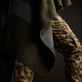 Boucle Cashmere Wool Surplus Blanket - Marsh/Charcoal | James Perse Los Angeles