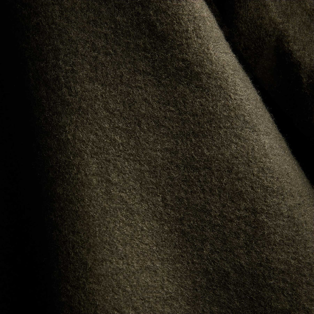 Boucle Cashmere Wool Surplus Blanket - Marsh/Charcoal | James Perse Los Angeles