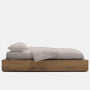 Brushed Jersey Duvet In Oyster | James Perse Los Angeles