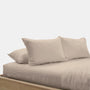 2 Set Of Linen Pillow Sham In Toffee | James Perse Los Angeles