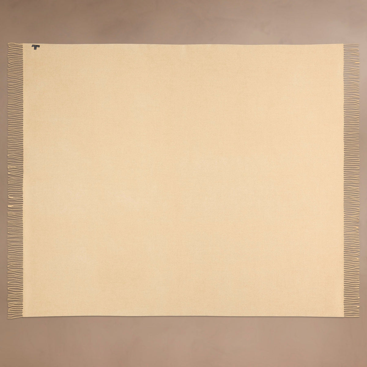 Double Sided Woven Cash Blanket  in Rust/Ivory | James Perse Los Angeles