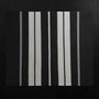 Open Knit Striped Blanket in Black/Ivory | James Perse Los Angeles